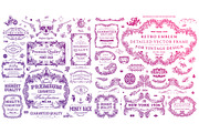 600+ Vintage Frames and Emblems, a Decorative Illustration by Anna Ozerina (Thumbnail 5 of 11)