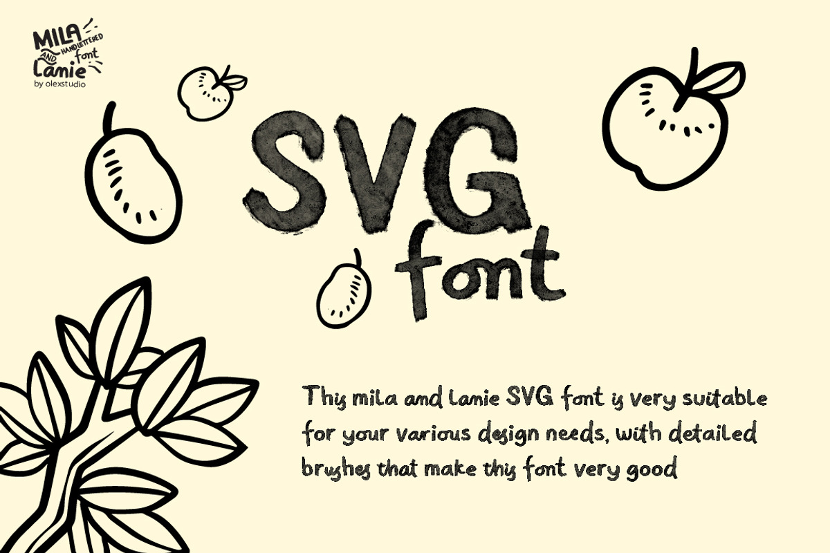 Mila and Lanie - Handlettered, a Handwritten Font by Olexstudio (Photo 2 of 7)