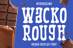 Wacko Rough Fun Cartoon Font