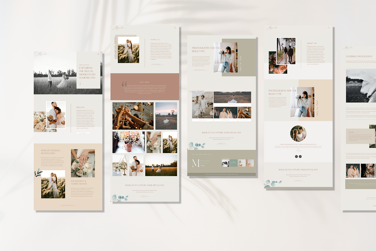 Squarespace Template - Wedding, a Squarespace Template by Lisa Design Studio (Photo 4 of 5)