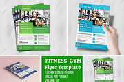 Body Fitness Gym Flyer Template, a Flyer Template by MRI STUDIO (Thumbnail 1 of 4)