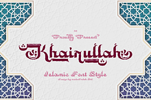 Khairullah - Arabic Font