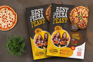Best Pizza Feast Flyer Template, a Flyer Template by Boostock