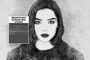 Pencil Sketch Photo Effect, a Layer Style Add-On by iDoodle Studio (Thumbnail 4 of 5)