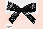 56 Black Satin Bows and Ribbons PNG, an Object Graphic by ThingsbyLary (Thumbnail 4 of 10)