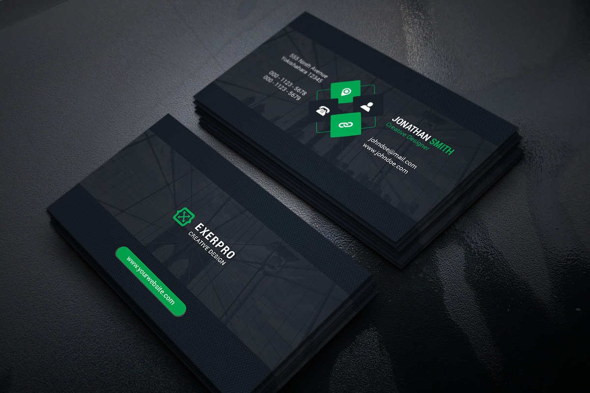Corporate Business Card Template, a Business Card Template by Shapnochura Design Studio (Photo 2 of 4)