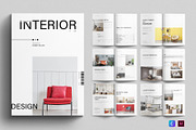 Minimal Interior Design Template, a Brochure Template by E-Type (Thumbnail 1 of 7)