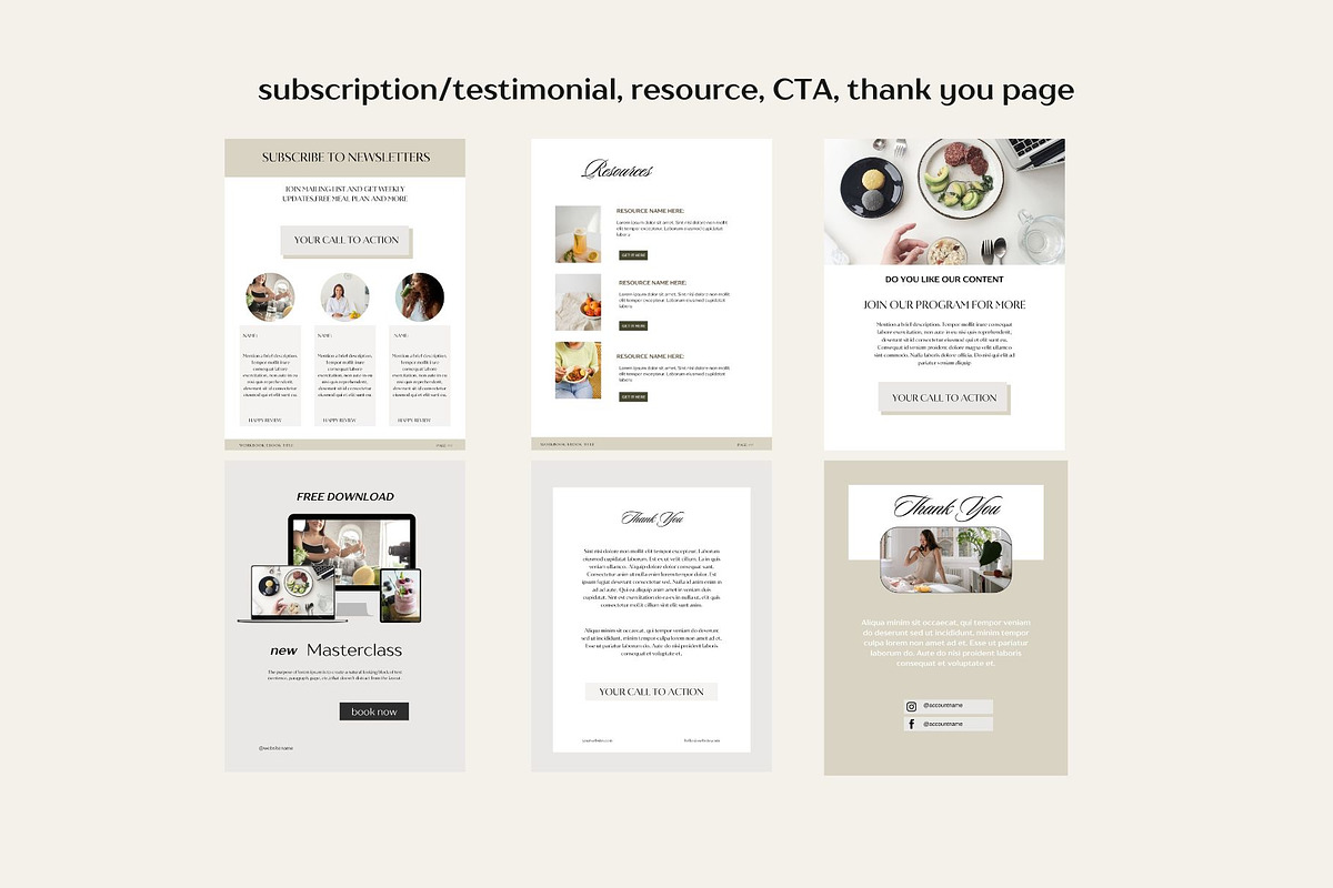 Nutrition coach ebook template /2, a Magazine Template by Deepa Template Studio (Photo 13 of 14)