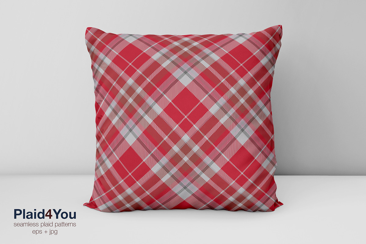 #47 Red Fashion Patterns, a Pattern Graphic by Plaid4You (Photo 5 of 9)