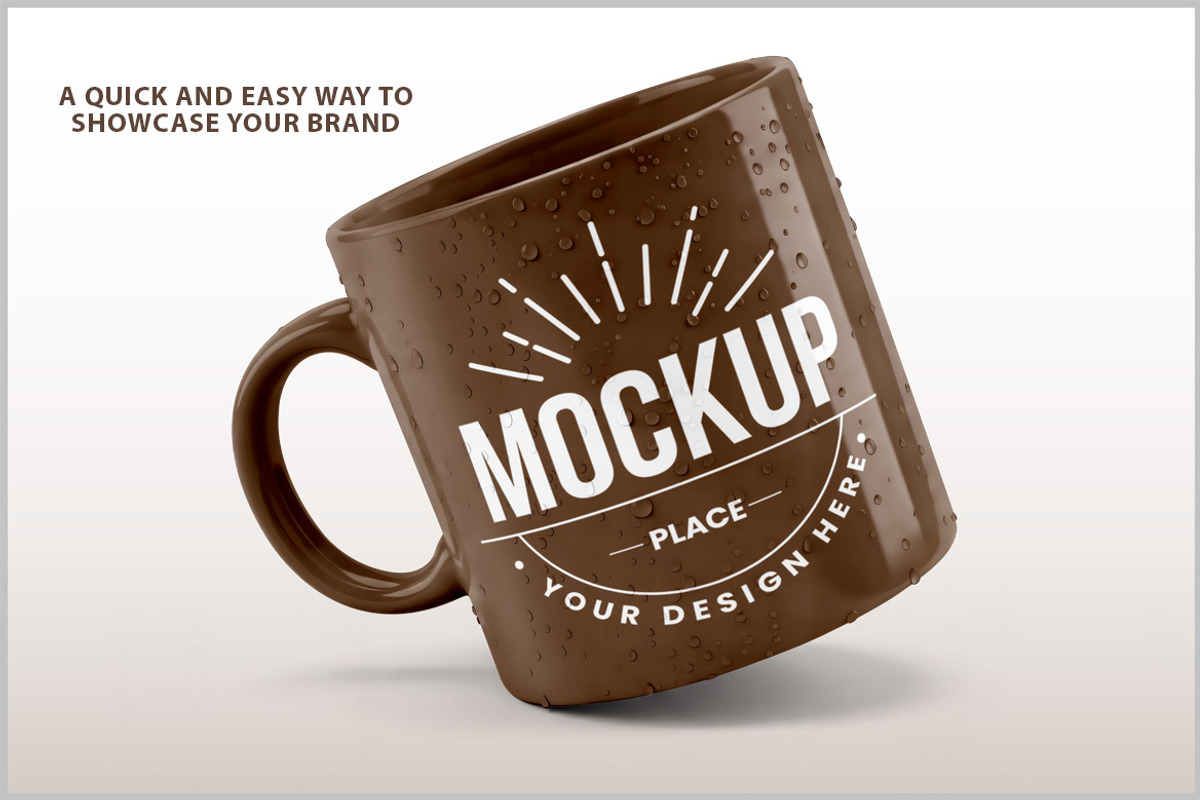 Iced Mug Mockup PSD, an Advertising Mockup by Bruno's Shop (Photo 2 of 4)