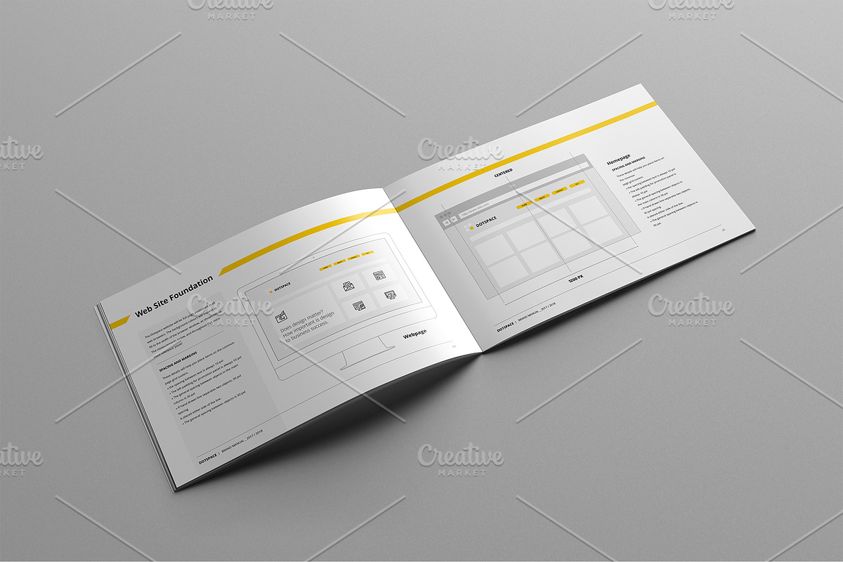 Brand Manual 30 Pages A4 / US Letter, a Brochure Template by Mastergfx (Photo 25 of 32)