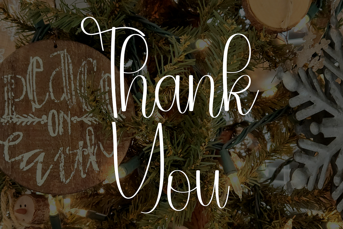 Rustic Christmas, a Handwritten Font by FreshTypeINK (Photo 6 of 8)