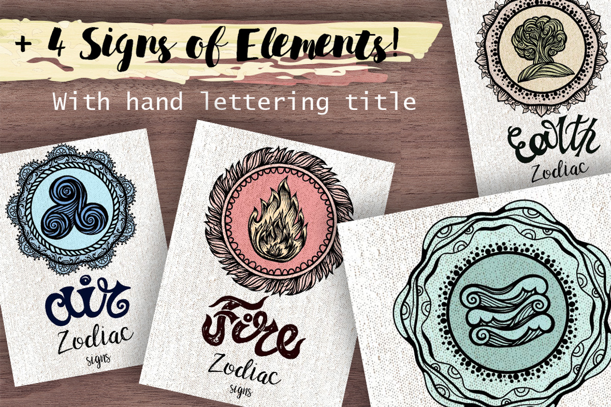 Set of beautiful zodiac signs, an Animal Illustration by shik-shik (Photo 2 of 7)