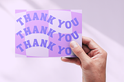 Retro Thank You Card Template, a Templates & Theme by Boltik Studio (Thumbnail 3 of 9)