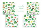 Watercolor safari animals clipart, an Animal Illustration by SavinV (Thumbnail 8 of 8)