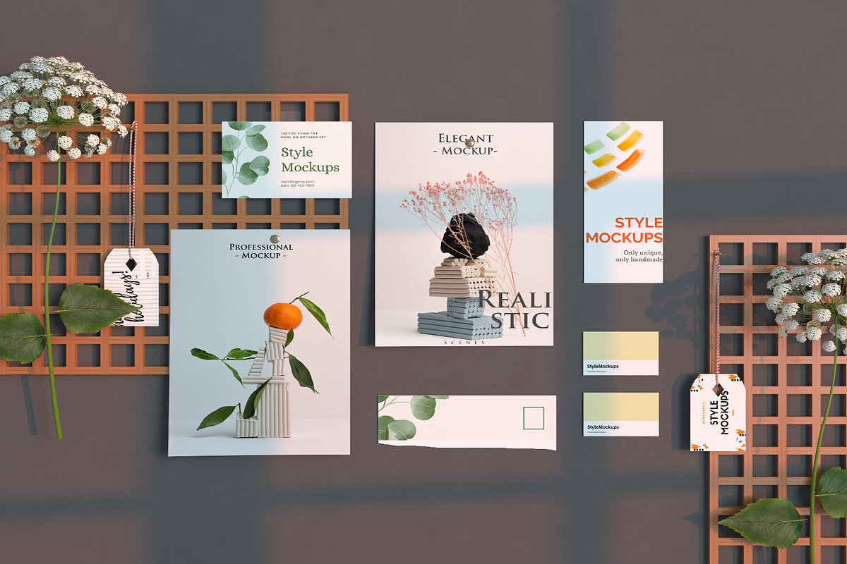 Minimal Moodboard Scene Creator, a Product Mockup by StyleMockups (Photo 6 of 8)