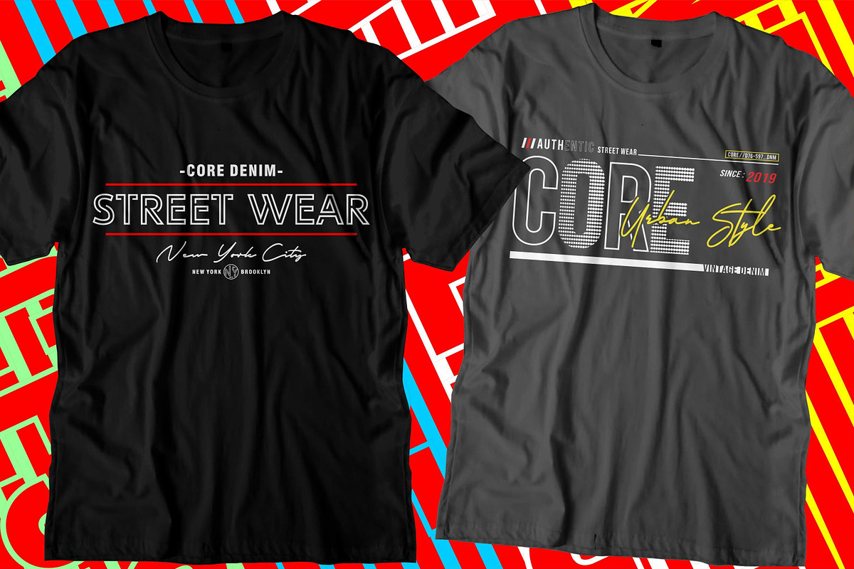 Urban City Typography T Shirt Design, a Graphic by D2PUTRI (Photo 19 of 26)