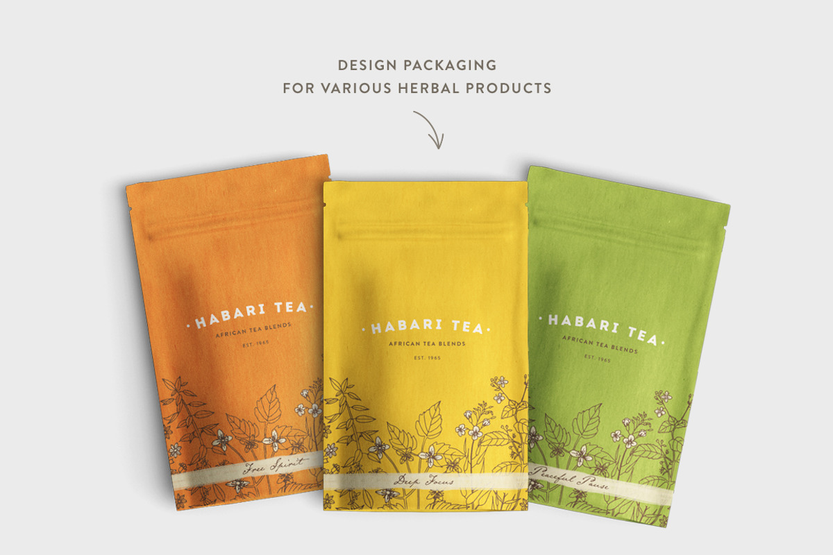 Botanical Illustrations Vector Set, a Decorative Illustration by Greta Ivy (Photo 3 of 8)