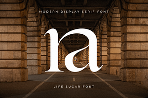 Life Sugar - Unique Serif Font