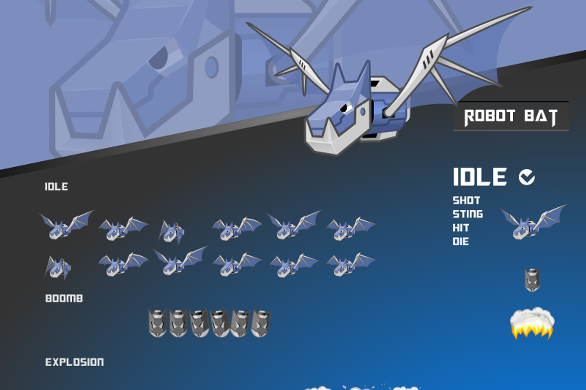 Robot Game Enemies Sprite Art Pack 2, a Graphic by ridjam (Photo 3 of 4)