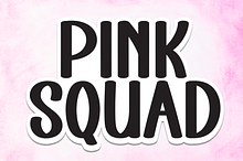 Pink Squad | Script Font