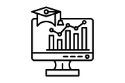 Analysis Line Icon, an Outline Icon by Pexelpy (Thumbnail 2 of 2)