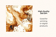 Coffee & Cream Seamless Patterns, a Pattern Graphic by Anna Design Studio (Thumbnail 4 of 6)