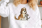 Quirky Dogs with Kittens PNG, an Illustration by Craft Nest (Thumbnail 3 of 6)