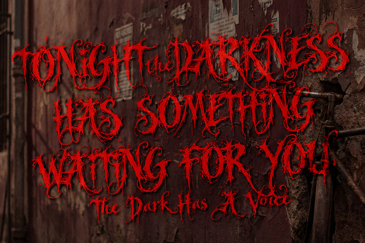 Bewarge Slaughter Horor Vintage Font, a Handwritten Font by HypeWorksCo (Photo 12 of 15)