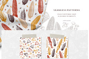 Sweet Corn. Vector Food Collection, a Food Illustration by Yevheniia (Thumbnail 5 of 6)