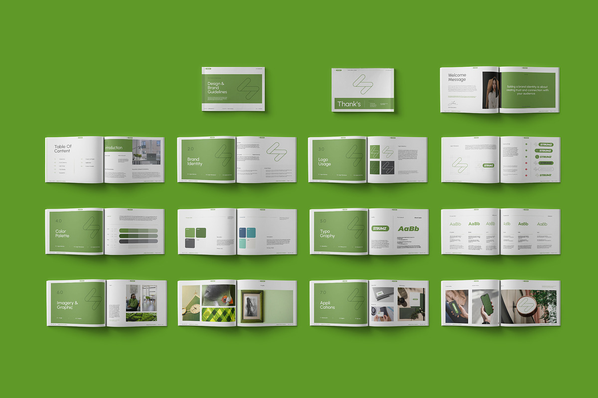 Simple Brand Guidelines Template, a Magazine Template by VanillineGraph (Photo 6 of 6)