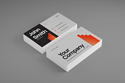 Company Business Card, a Business Card Template by graphicook (Thumbnail 1 of 3)