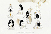 Celestial Woman Collection EPS JPG, an Illustration by Pixejoo (Thumbnail 8 of 13)