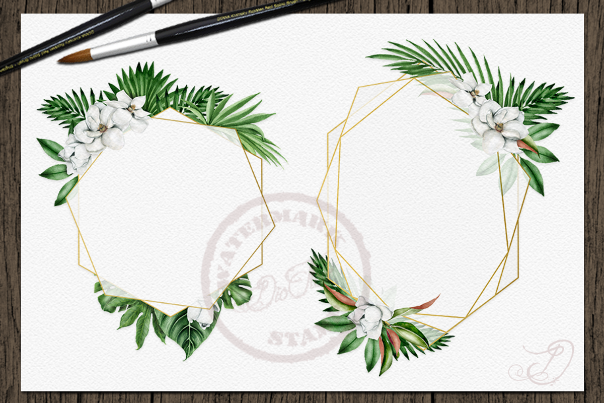 Tropical Big Pack Watercolor Clip, a Decorative Illustration by DioFlow (Photo 23 of 26)