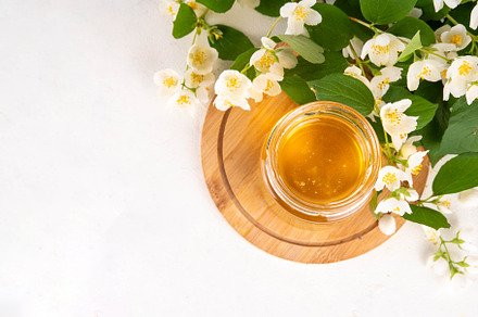 Homemade jasmine flower jam