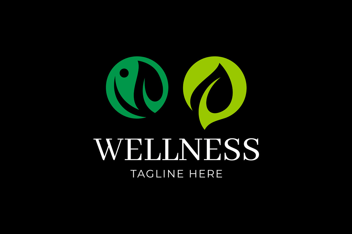 Green Leaf Wellness Logo Healthy, a Branding & Logo Template by Signatoro (Photo 2 of 3)