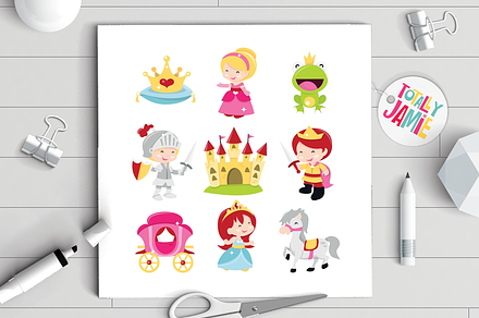 Princesses Prince Knight Icons