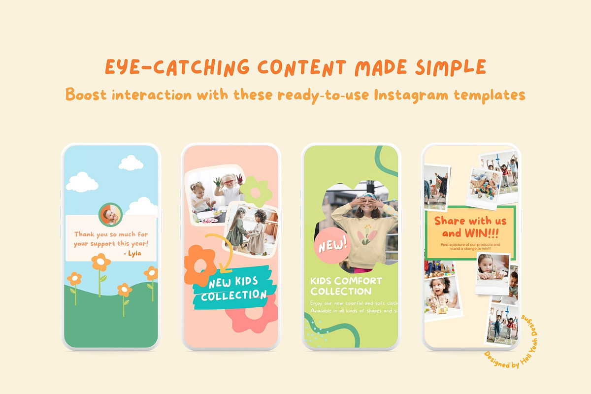 Tiny Tots Branding Starter Kit, a Branding & Logo Template by Hell Yeah Designs (Photo 17 of 19)