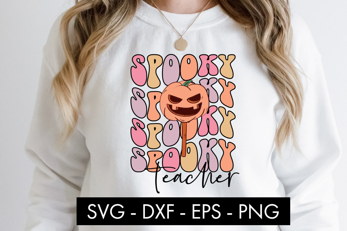 Teacher Halloween SVG Bundle PNG, an Illustration by Freeling Design House (Photo 3 of 4)