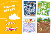 Funny Mazes Set, an Education Illustration by ArtyCats (Thumbnail 6 of 7)