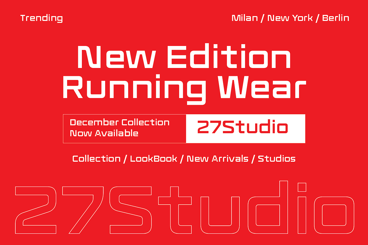 Rogins, a Sans Serif Font by Jetsmax® Studio (Photo 7 of 10)