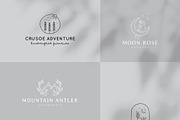200 Hand Drawn Feminine Logo Bundle, a Branding & Logo Template by XpertgraphicD (Thumbnail 24 of 61)