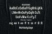 Neugrooms - New Sans Display Font, a Sans Serif Font by zamjumps (Thumbnail 8 of 9)