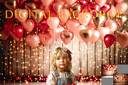 Valentines Backdrop,Digital Backdrop, a Background Graphic by MajorArtTm (Thumbnail 1 of 3)