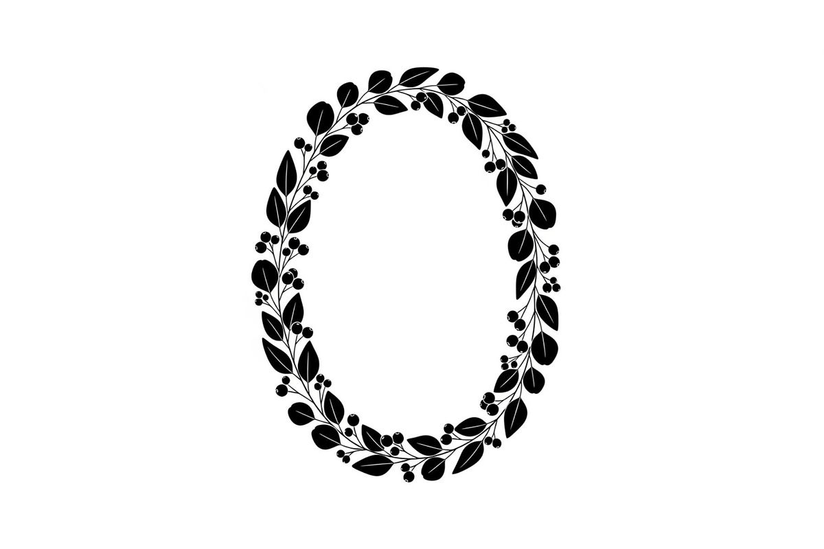 Floral Oval Wreath SVG Bundle, an Illustration by yasushie (Photo 28 of 31)