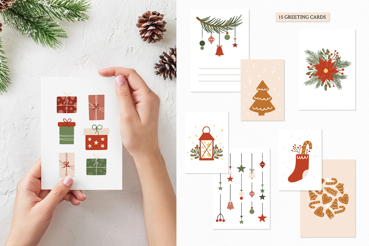 Winter Holiday - Christmas Set, a Pattern Graphic by simpleblues (Photo 2 of 9)