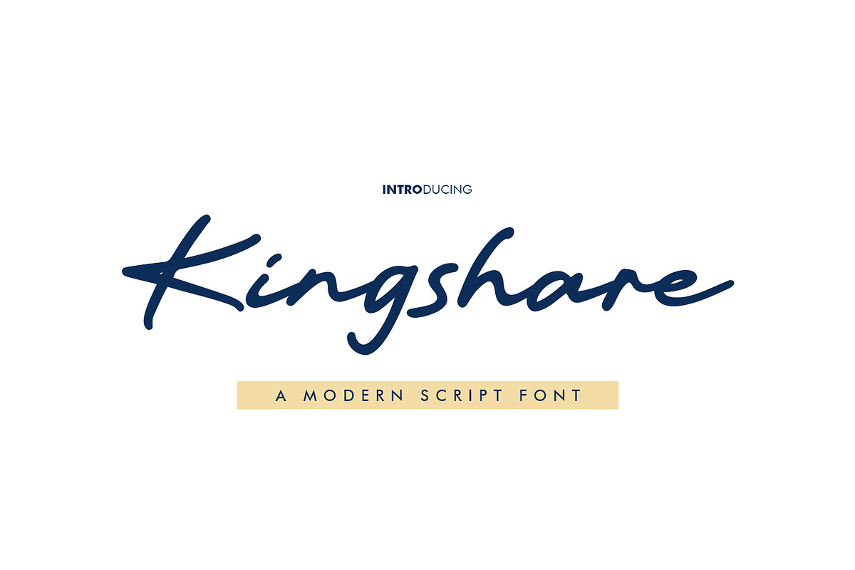 Kingshare, a Script Font by khurasan (Photo 1 of 5)