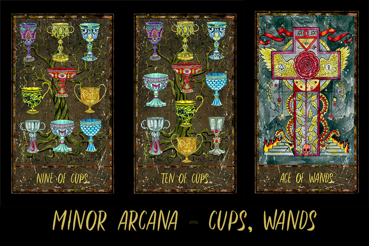 Magic Gate Tarot Deck colorful, a Decorative Illustration by Samiramay (Photo 23 of 27)