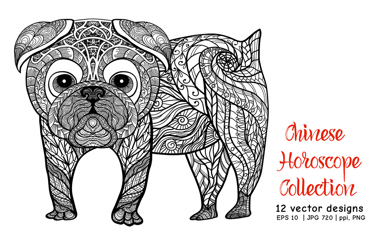 Chinese  Horoscope  Collection, an Illustration by Elen-Lane (Photo 3 of 4)