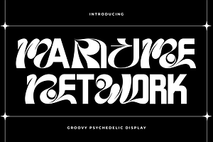 Maritime Network - Psychedelic Font